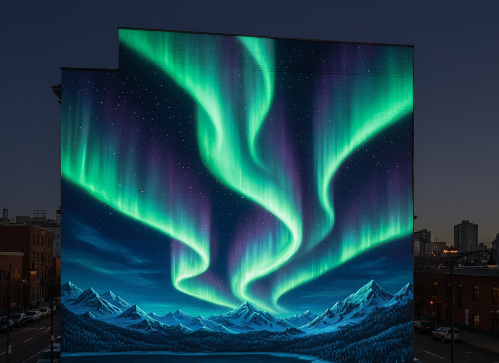 Glow in the Dark Mural